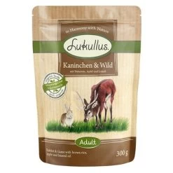 Voordeelpakket Lukullus Maaltijdzakjes 24 X 300 G -Hondenbenodigdheden Korting 68113 lukullus kaninchen wild 300 g 3