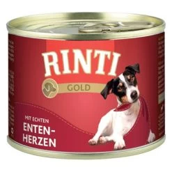 Rinti Gold 12 X 185 G Hondenvoer -Hondenbenodigdheden Korting 70641 pla rinti gold entenherzen 185g 6 1