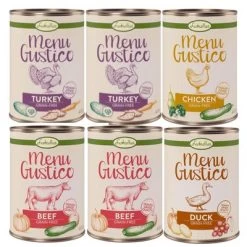 Probeerpakket Lukullus Menu Gustico Hondenvoer -Hondenbenodigdheden Korting 773774 gemischtes probierpaket lukullus menu gustico 6 2