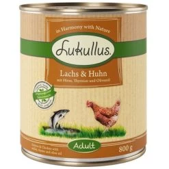 Voordeelpakket Lukullus 24 X 800 G 17 Voordeelpakket Lukullus 24 X 800 G -Hondenbenodigdheden Korting 800g lachshuhn 1000x1000 5