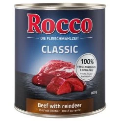 Voordeelpakket Rocco Classic 24 X 800 G 25 Voordeelpakket Rocco Classic 24 X 800 G -Hondenbenodigdheden Korting beef reindeer 800g 1000x1000 161223 5