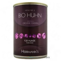 Herrmann's Menu Smulpakket 12 X 400 G 17 Herrmann's Menu Smulpakket 12 X 400 G -Hondenbenodigdheden Korting herrmanns men hundhuhn2 400 7