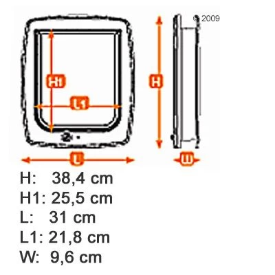 Ferplast Katten- En Hondenluik "Swing" 11 Tunnel 7 Ferplast Katten- En Hondenluik "Swing" 11 Tunnel - Afbeelding 5