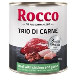 Rocco Trio Di Carne Gemengd Probeerpakket 6 X 800 G Hondenvoer 10 Rocco Trio Di Carne Gemengd Probeerpakket 6 X 800 G Hondenvoer -Hondenbenodigdheden Korting la 122214 rocco triodicarne beefchickengame 800g 1000x1000 3 1