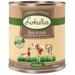Voordeelpakket Lukullus 24 X 800 G 18 Voordeelpakket Lukullus 24 X 800 G -Hondenbenodigdheden Korting lukullus entekalb 800g 1000x1000 6