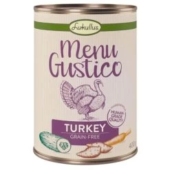 Probeerpakket Lukullus Menu Gustico Hondenvoer -Hondenbenodigdheden Korting lukullus menu gustico turkey 400g 1000x1000 1 3