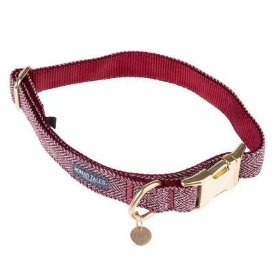 Nomad Tales Calma Halsband, Burgundy