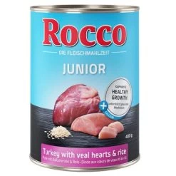 Voordeelpakket Rocco Junior 24 X 400 G -Hondenbenodigdheden Korting rocco junior turkey 400g 1000x1000 5