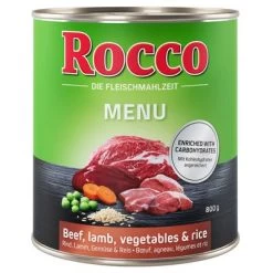 Voordeelpakket Rocco Menu 24 X 800 G 12 Voordeelpakket Rocco Menu 24 X 800 G -Hondenbenodigdheden Korting rocco menu beeflamb 800g 1000x1000 3