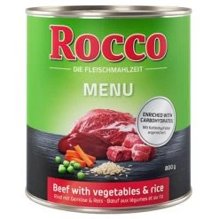 Voordeelpakket Rocco Menu 24 X 800 G 10 Voordeelpakket Rocco Menu 24 X 800 G -Hondenbenodigdheden Korting rocco menu beefveg 800g 1000x1000 6