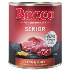 Voordeelpakket Rocco Senior 24 X 800 G 9 Voordeelpakket Rocco Senior 24 X 800 G -Hondenbenodigdheden Korting rocco senior lamb 800g 1000x1000 1