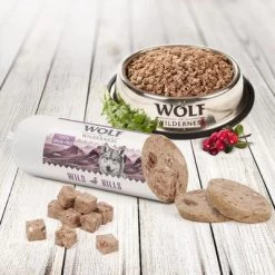 Wolf Of Wilderness Adult 6 X 400 G - Worst -Hondenbenodigdheden Korting sausageboard wild 2