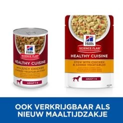 Hill's Science Plan Canine Adult Healthy Cuisine Met Kip Hondenvoer -Hondenbenodigdheden Korting sp healthy cuisine thumbnails dog adult chicken transition nl 1