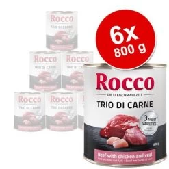 Rocco Trio Di Carne Gemengd Probeerpakket 6 X 800 G Hondenvoer 11 Rocco Trio Di Carne Gemengd Probeerpakket 6 X 800 G Hondenvoer -Hondenbenodigdheden Korting trio di carne beef pyramide6x800g 8 1