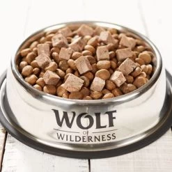 Wolf Of Wilderness Adult 6 X 400 G - Worst -Hondenbenodigdheden Korting wolf of wilderness wurst napf 2 web 2 9