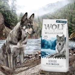 Wolf Of Wilderness Senior Blue River Scharrelkip & Zalm Hondenvoer -Hondenbenodigdheden Korting wow classic blue river senior 12kg 5