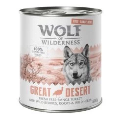 Voordeelpakket 12 X 800 G Wolf Of Wilderness Scharrelvlees Hondenvoer -Hondenbenodigdheden Korting wow freerange greatdesert 800g 1000x1000 6