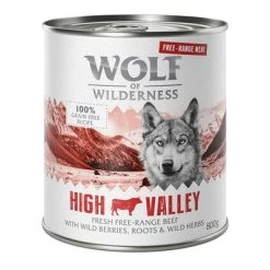 Voordeelpakket 12 X 800 G Wolf Of Wilderness Scharrelvlees Hondenvoer -Hondenbenodigdheden Korting wow freerange highvalley 800g 1000x1000 9