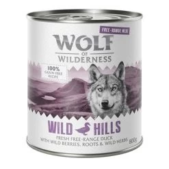 Voordeelpakket 12 X 800 G Wolf Of Wilderness Scharrelvlees Hondenvoer -Hondenbenodigdheden Korting wow freerange wildhills 800g 1000x1000 4